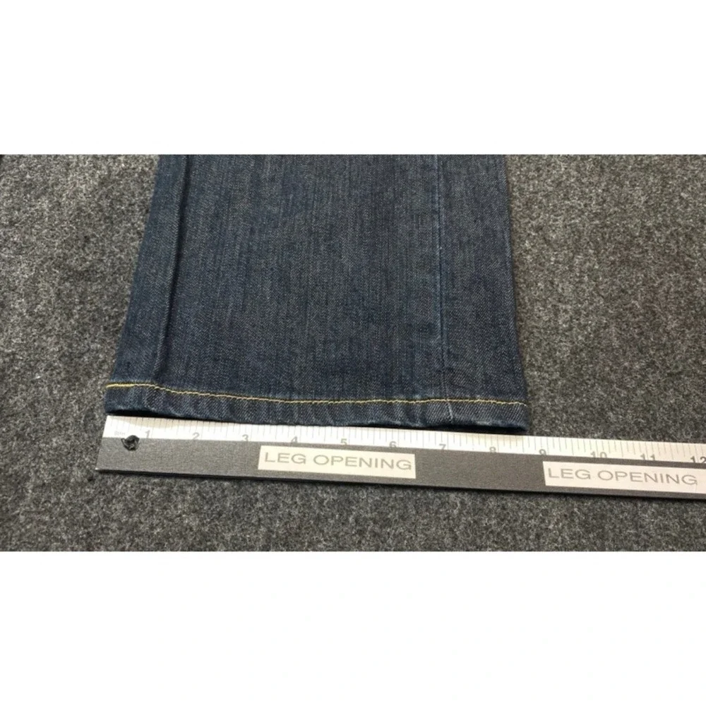 Levis 501 Original Fit Jeans Mens 33x34 Blue Dark Wash Button Fly Denim